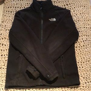 North Face Black Zip Up